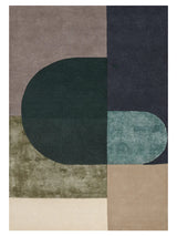Vilja Teppich von Linie Design - Grün / 140 x 200 cm - Jacobsen Plus