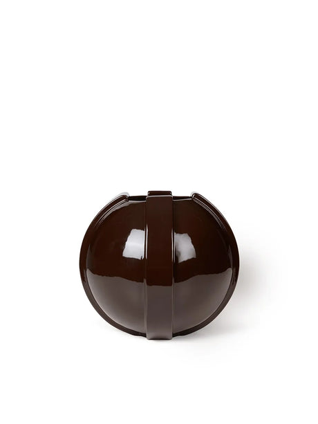Vinci Vase 01, Dunkelbraun von Louise Roe - 1 - Jacobsen Plus