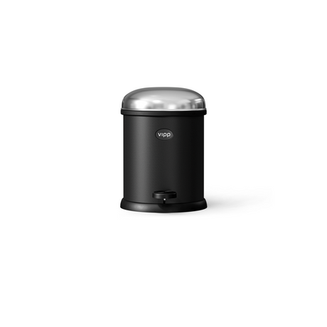 Treteimer VIPP12 - 3 L, Schwarz von Vipp - 1 - Jacobsen Plus