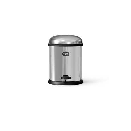 Treteimer VIPP12 - 3 L, Stainless Steel von Vipp - 1 - Jacobsen Plus