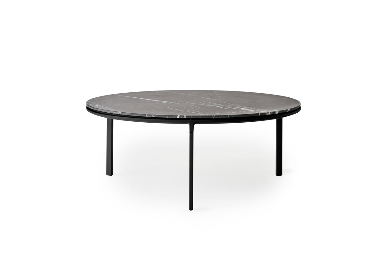 Couchtisch Ø90 von Vipp - Pietra Grey Marmor - Jacobsen Plus