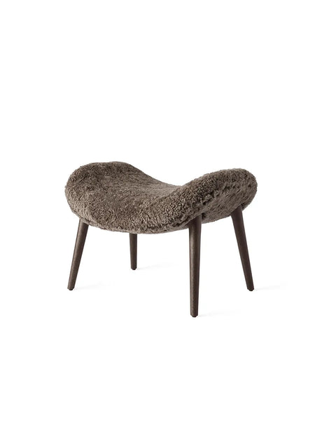 Lodge Fußhocker von Vipp - Curly 07 - Dunkle Eiche - Jacobsen Plus