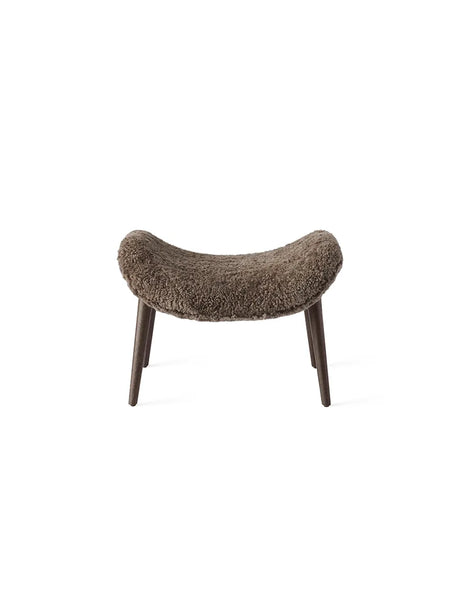 Lodge Fußhocker von Vipp - Curly 07 - Dunkle Eiche - Jacobsen Plus