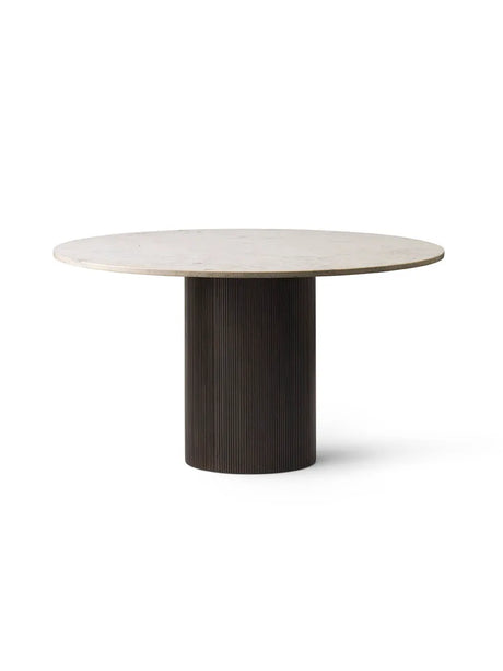 Cabin Tisch Ø130, beige Marmor von Vipp - 2 - Jacobsen Plus