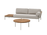 Open-Air Sofa für draußen, inkl. Loungetisch in Teak von Vipp - 1 - Jacobsen Plus