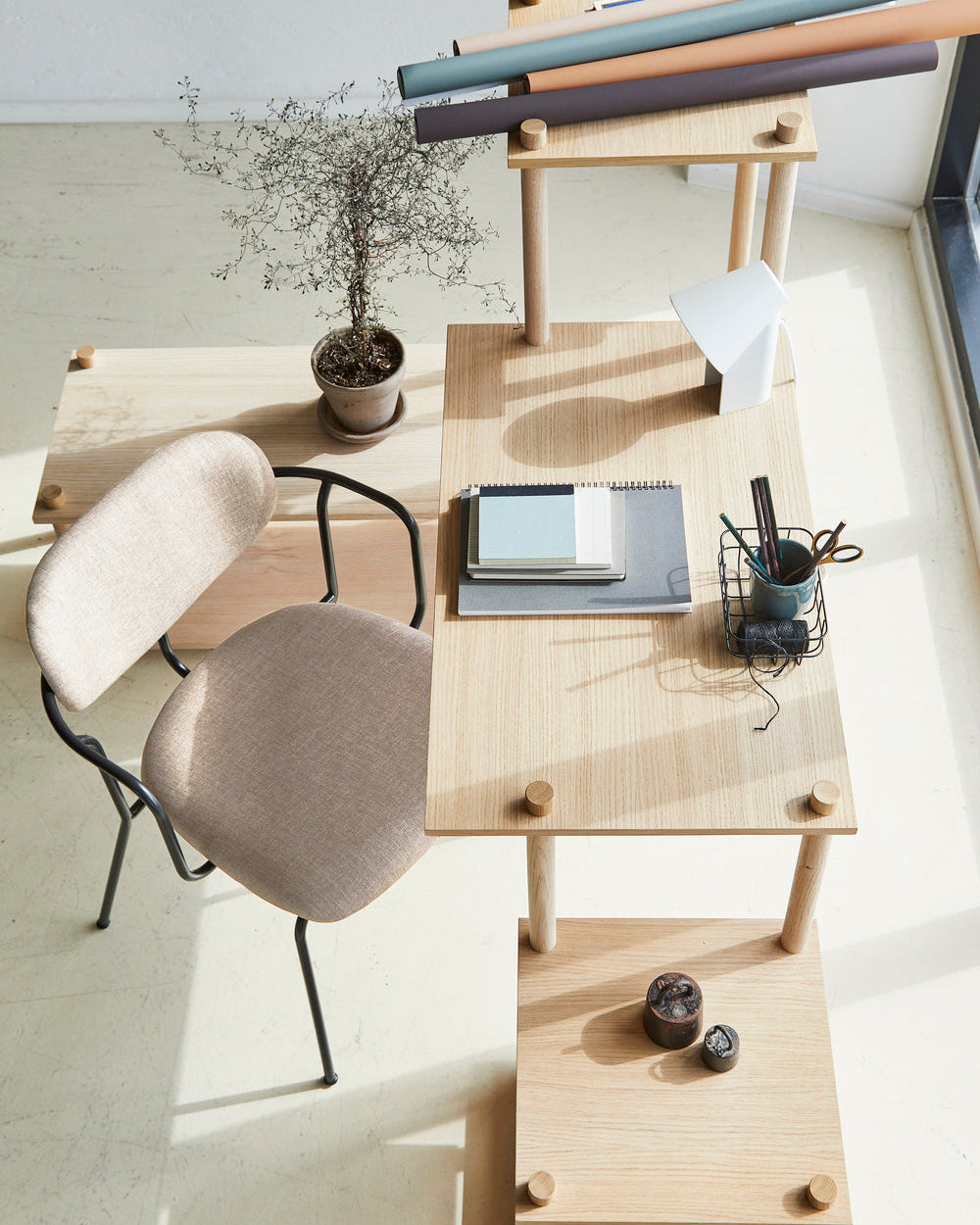 Frame Dining Chair, beige fra Woud - 3 - Jacobsen Plus