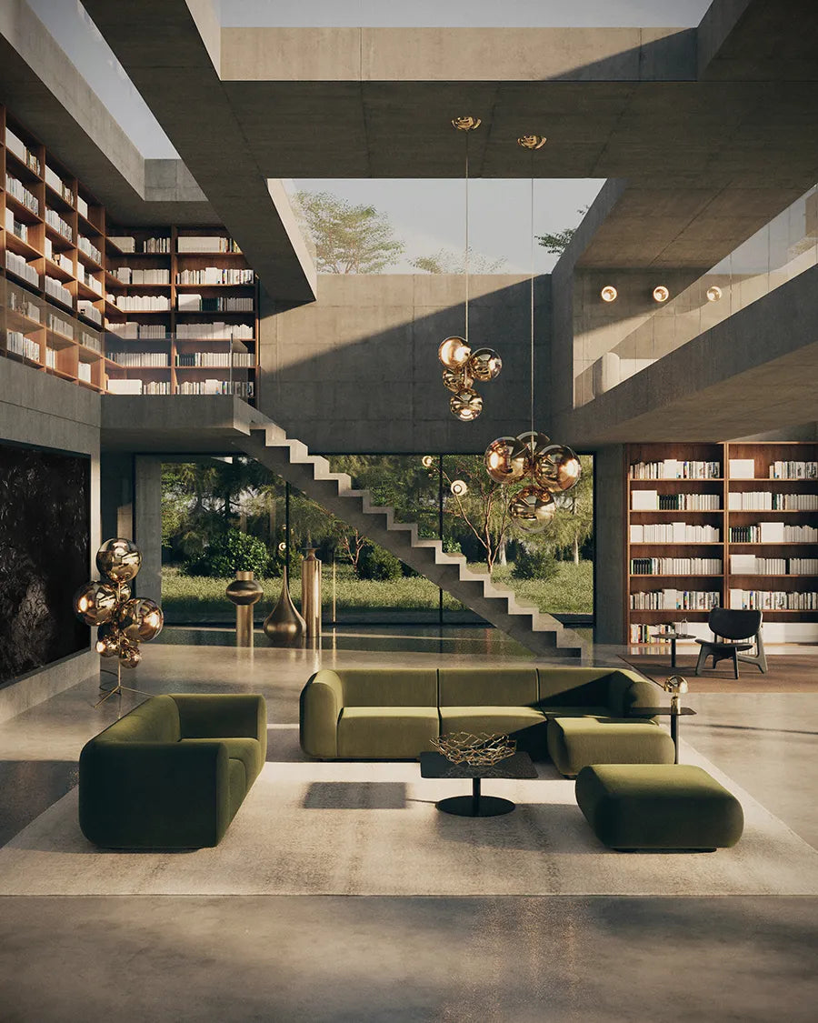Plump Sofa m. Chaiselong, elle 0200 von Tom Dixon - 4 - Jacobsen Plus