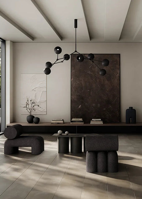 Drop Chandelier Globe, Burned Black von 101 Copenhagen - 2 - Jacobsen Plus