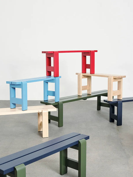 Weekday Bench, 111 cm von HAY - Nature - Jacobsen Plus