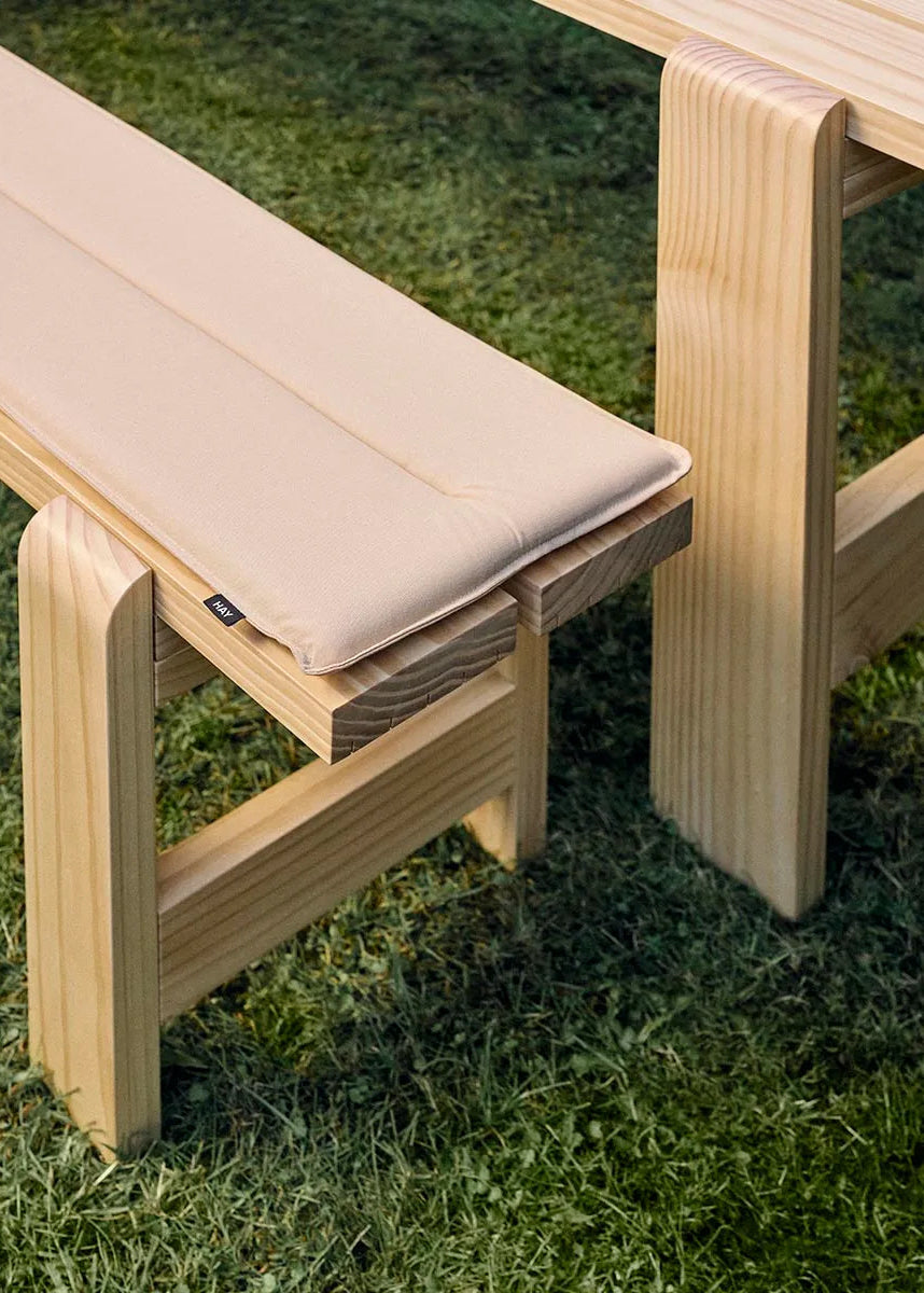 Sitzkissen für Weekday bench 111 cm, Beige von Hay