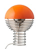 Wire Tischleuchte Ø30, Orange von Verner Panton