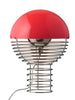 Wire Tischleuchte Ø30, Rot von Verner Panton