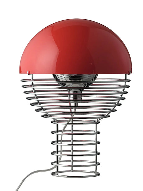Wire Tischleuchte Ø30, Rot von Verner Panton - 2 - Jacobsen Plus