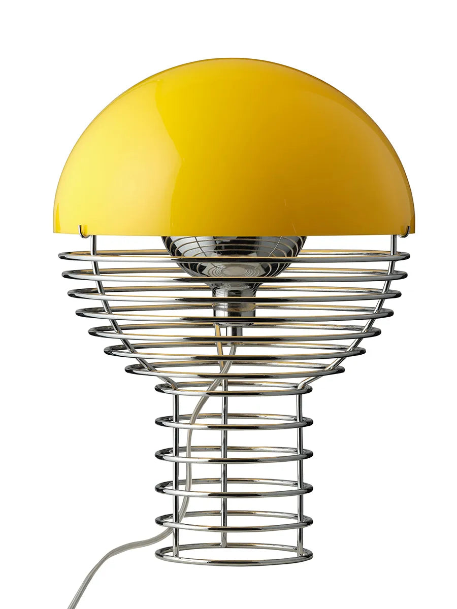 Wire Tischleuchte Ø30, Gelb von Verner Panton - 1 - Jacobsen Plus