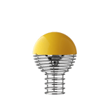 Wire portable bordlampe, Ø18 af Verner Panton - Gul - Jacobsen Plus