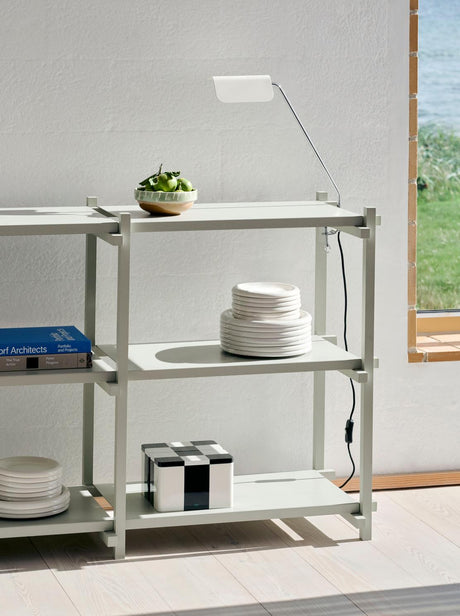 Apex Desk Clip Lampe von HAY - Oyster White - Jacobsen Plus