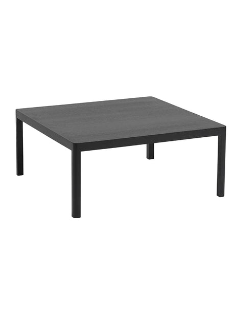 Workshop Coffee Table von Muuto - 86 x 86 cm / Schwarzeiche - Schwarzeiche - Jacobsen Plus