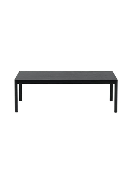Workshop Coffee Table von Muuto - 120 x 43 cm / Schwarzeiche - Schwarzeiche - Jacobsen Plus