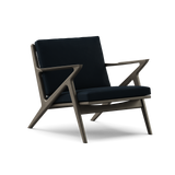 Z Chair, sortlakeret eg fra DK3 - Sortlakeret eg - Alpaca 1108 - Jacobsen Plus