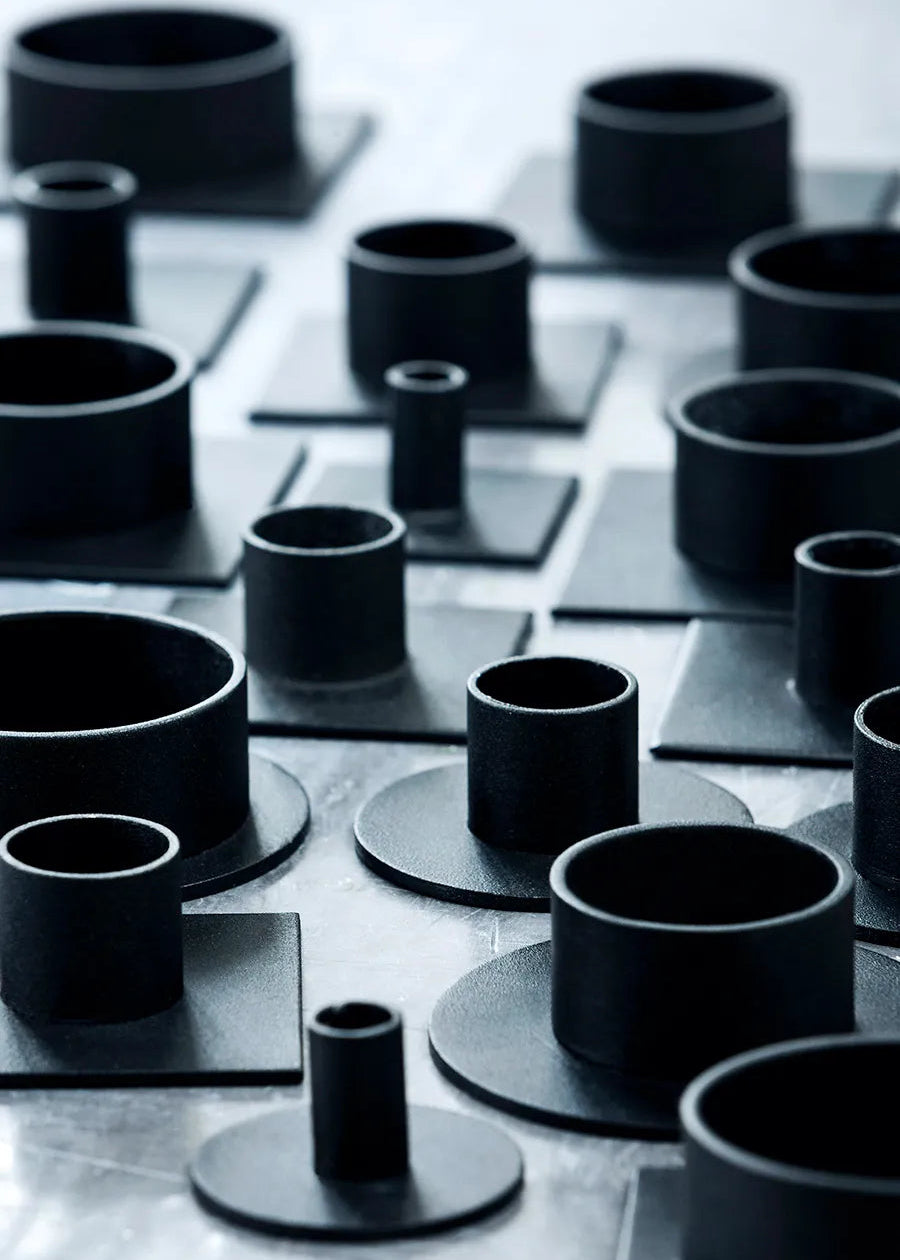 The Square Kerzenständer Ø7 cm, Schwarz fra Kunstindustrien - 2 - Jacobsen Plus