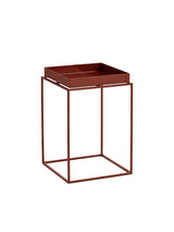 Tray Table Small Hoch 30x30 von HAY - Schokolade (Hochglanz) - Jacobsen Plus