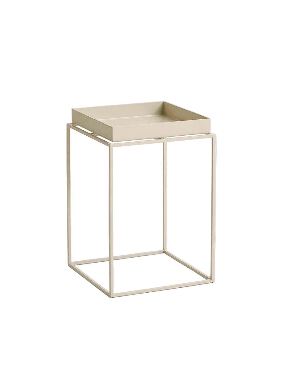 Tray Table Small Hoch 30x30 von HAY - Warmes Beige - Jacobsen Plus