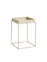 Tray Table Small Hoch 30x30 von HAY - Warmes Beige - Jacobsen Plus