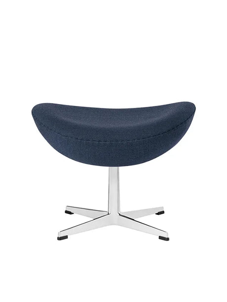 3127 Fußhocker til Egg™ Sessel von Arne Jacobsen Leder - Essenziell / Schwarz - Jacobsen Plus