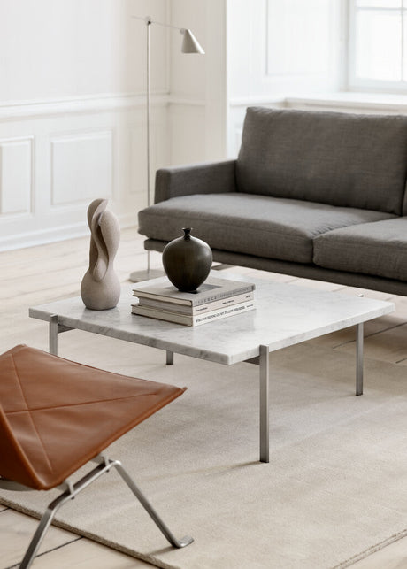 PK61 Couchtisch, weißer Marmor von Poul Kjærholm - 2 - Jacobsen Plus