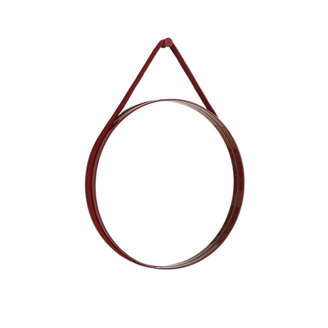 Strap Mirror No 2 Ø50 Red - Spiegel von HAY - 1 - Jacobsen Plus