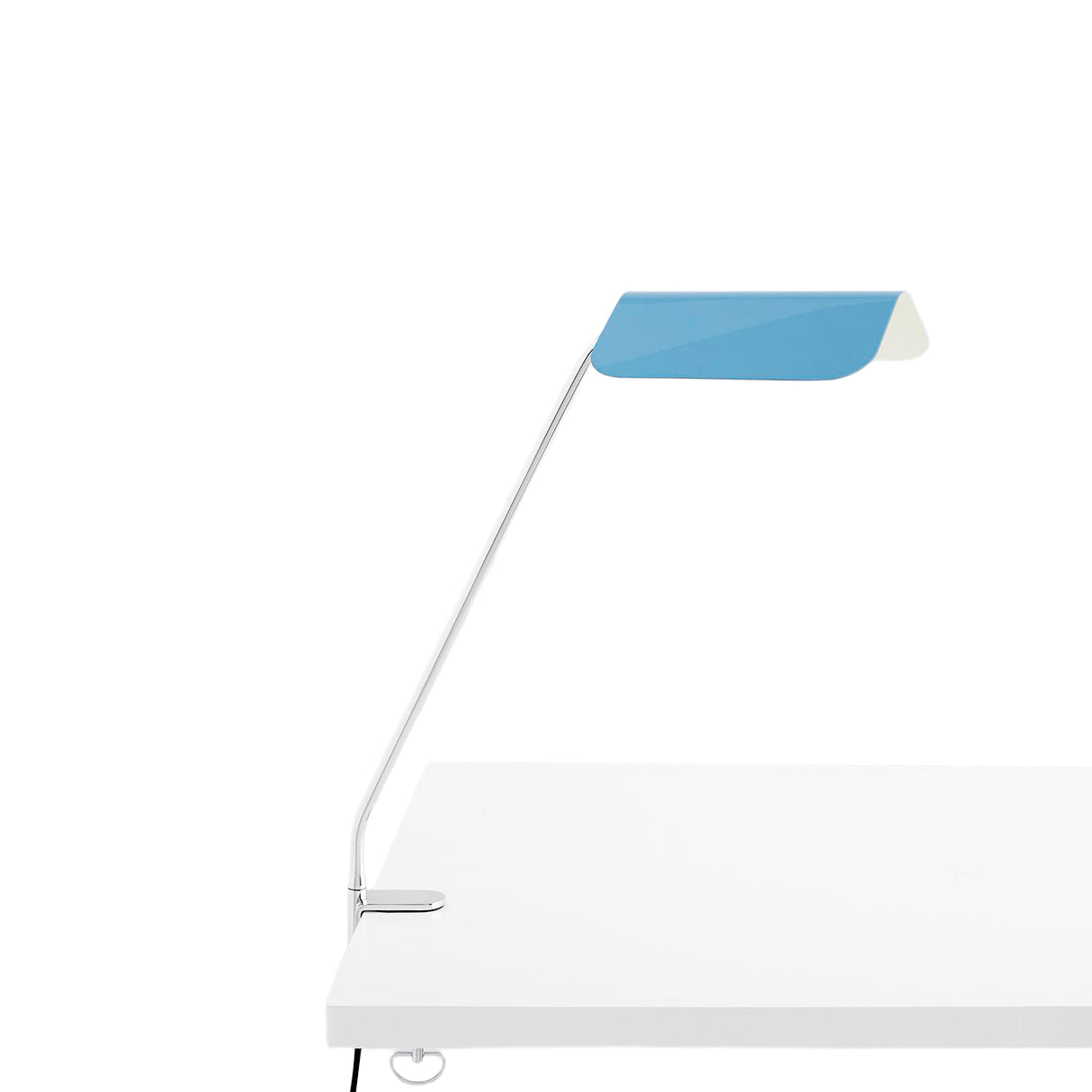 Apex Desk Clip Lampe von HAY - Pastellblau - Jacobsen Plus