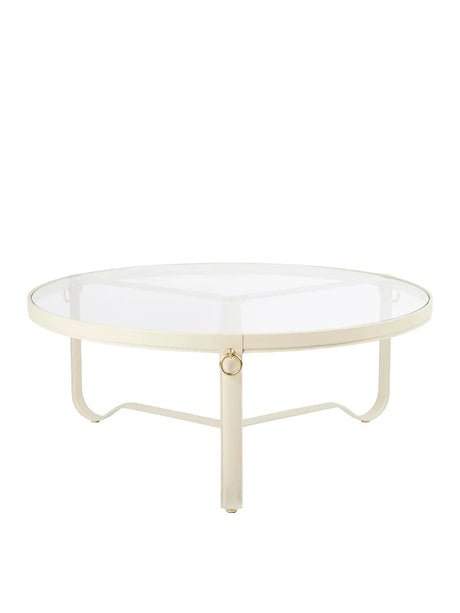 Adnet Coffee Table Ø100 cm, cream von GUBI - 1 - Jacobsen Plus
