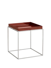 Tray Table Medium 40x40, silikonbeschichtete Stahlbase von HAY