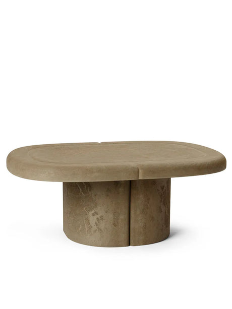 Alder Lounge Table, oval von Mater - Earth Grey - Jacobsen Plus