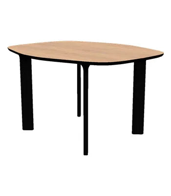 Analog Bord JH43 von Fritz Hansen - Eg-Furnier / Schwarz / lackierte Schwarze Eiche - Jacobsen Plus