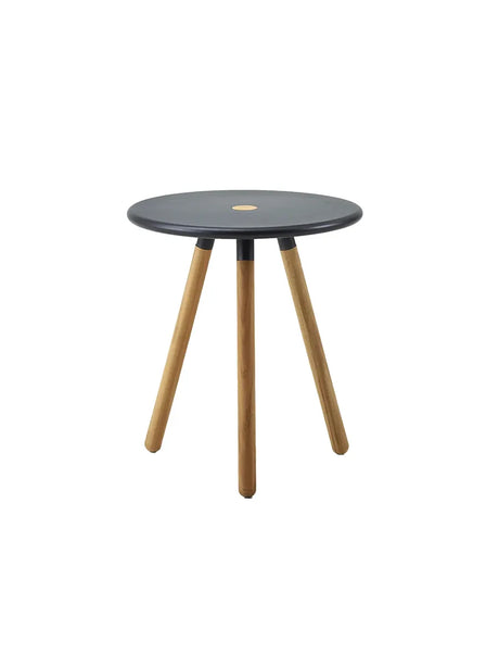 Area Sidebord/Fußhocker von Cane-line - Grau / Kein Kissen - Jacobsen Plus