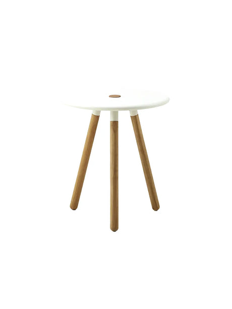 Area Sidebord/Fußhocker von Cane-line - Weiß / Kein Kissen - Jacobsen Plus