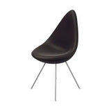 3110 Dråben af Arne Jacobsen - Fuldpolstret / Aura læder / Sort-brun - Jacobsen Plus