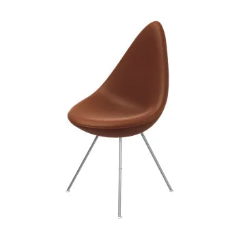 3110 Dråben af Arne Jacobsen - Fuldpolstret / Grace læder / Valnød - Jacobsen Plus