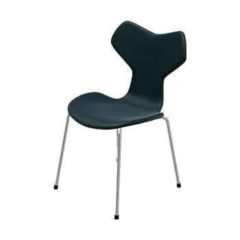 3130 Grand Prix, fuldpolstret af Arne Jacobsen - Fuldpolstret / Grace læder / Sort - Jacobsen Plus