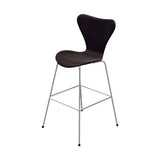 3197 Høj Barstol af Arne Jacobsen - Fuldpolstret / Grace læder / Mørk-brun - Jacobsen Plus