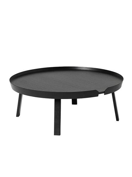 Around Coffee Table, extra large von Muuto - Schwarz - Jacobsen Plus