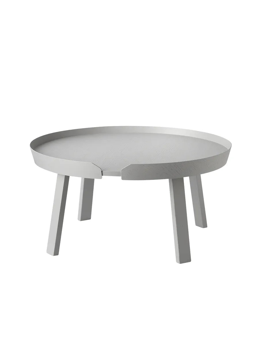 Around Coffee Table, large von Muuto - Grey - Jacobsen Plus