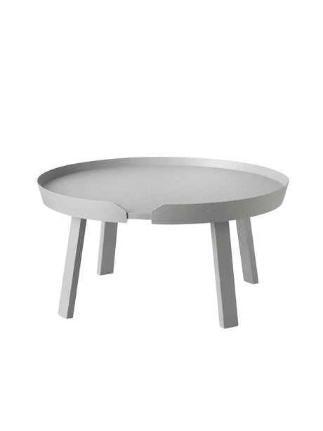 Around Coffee Table, large von Muuto - Grey - Jacobsen Plus