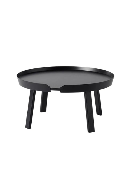 Around Coffee Table, large von Muuto - Schwarz - Jacobsen Plus