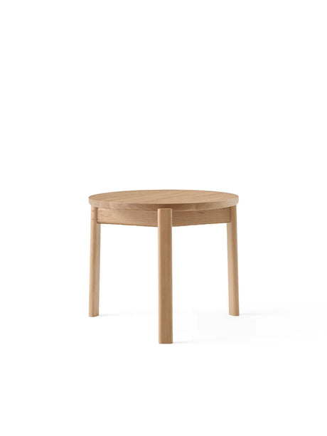 Passage Lounge Table, Ø50 cm von Audo Copenhagen - Natur-Eiche - Jacobsen Plus