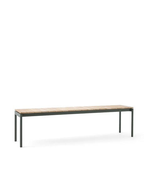 Ville AV28 Gartenbank, 180x40 von &Tradition - Bronzegrün - Jacobsen Plus