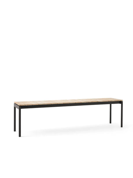 Ville AV28 Gartenbank, 180x40 von &Tradition - Warmes Schwarz - Jacobsen Plus