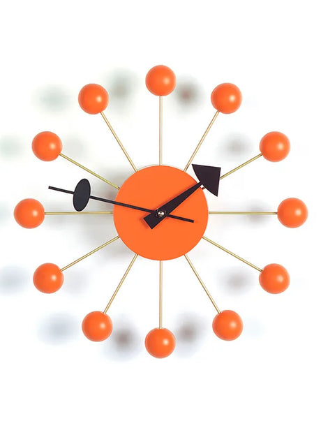 Ball Clock von Vitra - Orange - Jacobsen Plus