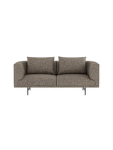 Vipp - Chimney 2-Sitzer-Sofa - Bark - Schwarz pulverbeschichtet Gestell - Jacobsen Plus